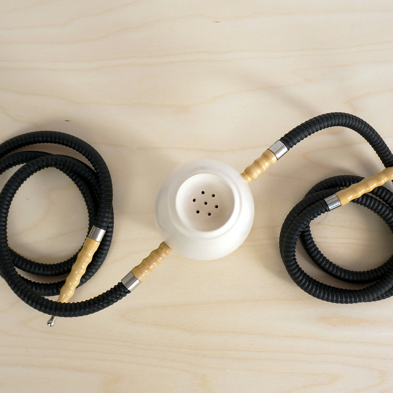 Ceramic Hookah Double Hose by Studio Lorier Fy